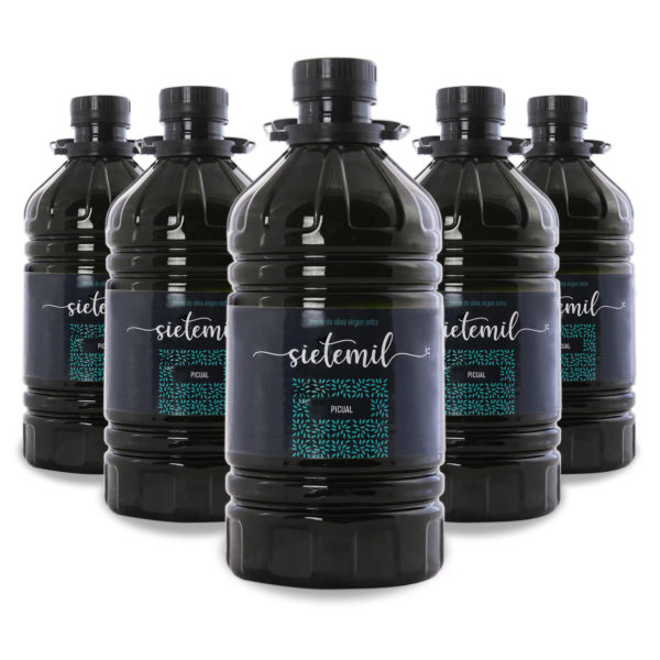 6 unidades de Aceite de Oliva Virgen Extra Sietemil 2L